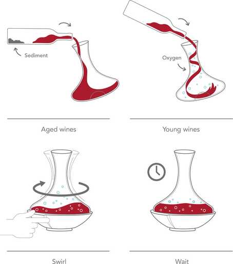 VACU VIN Swirling dekanter za vino / 76010602