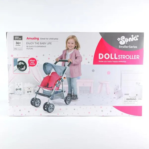 Kolica za lutke 55 × 35 × 62 cm sa različitim oblicima