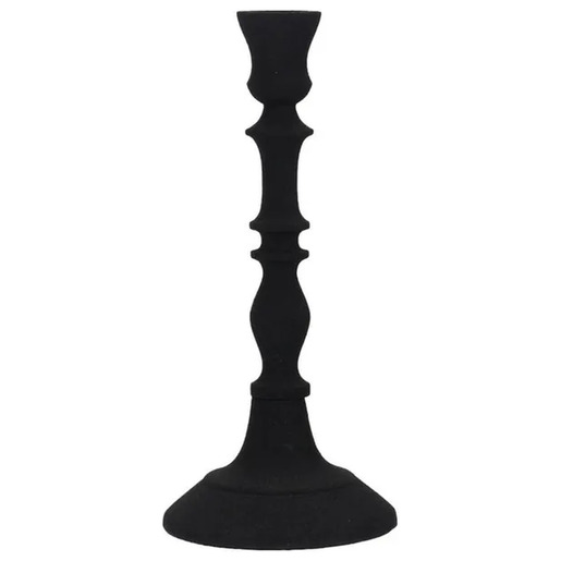 Svijećnjak 21 cm crni