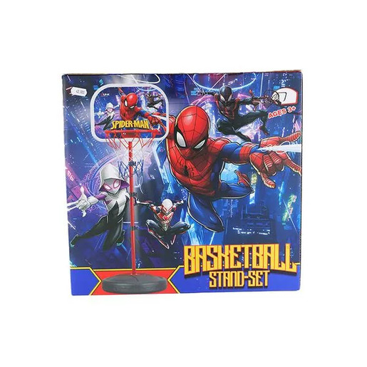Košarkaški stalak 1,7 m Spiderman sa loptom 16 cm