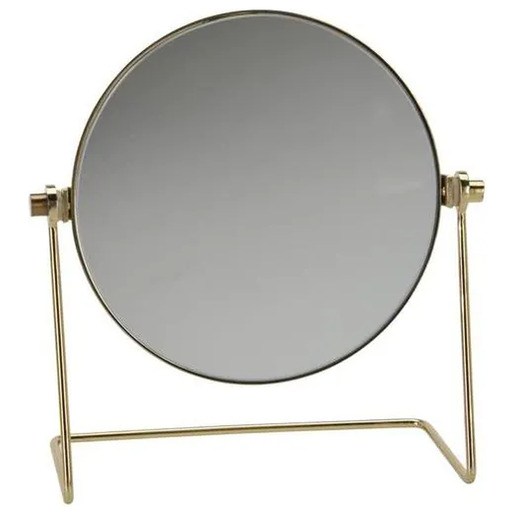 Ogledalo stolno 20 cm zlatno