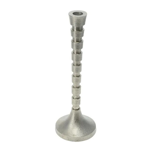 Svijećnjak 31 cm srebrni mat