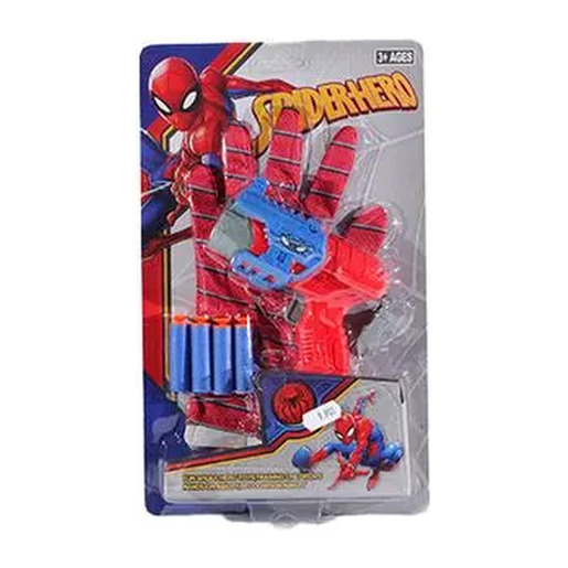 Spiderman rukavice s pištoljem na soft metke
