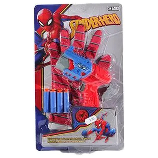 Spiderman rukavice s pištoljem na soft metke