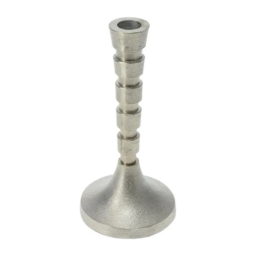 Svijećnjak 21 cm srebrni mat