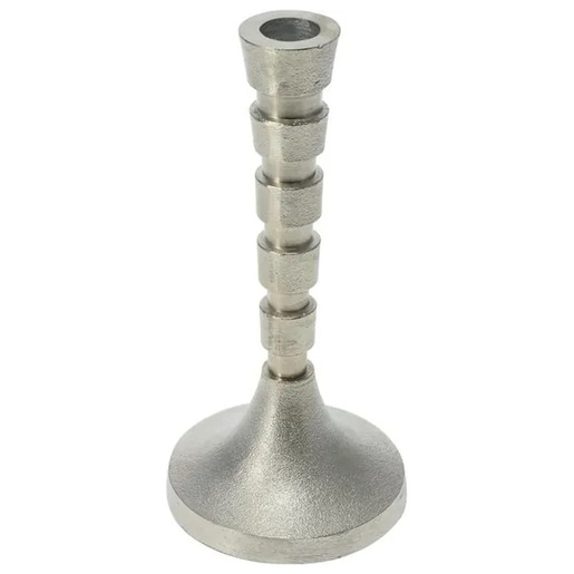 Svijećnjak 21 cm srebrni mat