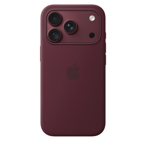 iPhone 18 Pro Silicone Case with MagSafe – Burgundy
