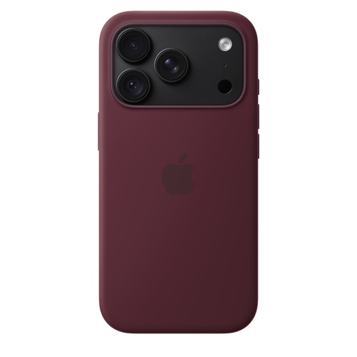 iPhone 18 Pro Silicone Case with MagSafe – Burgundy