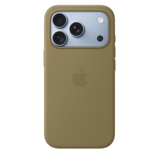 iPhone 18 Pro Silicone Case with MagSafe – Olive
