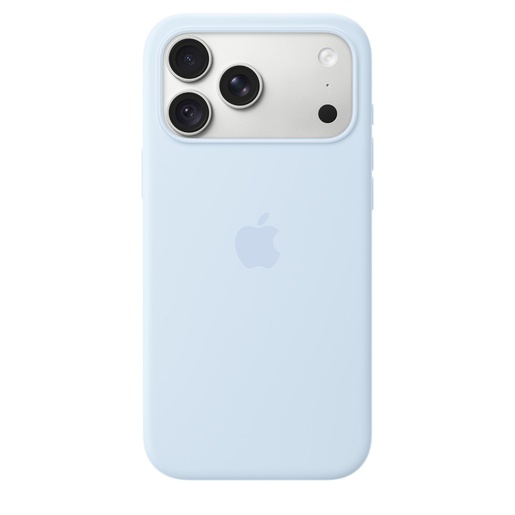 iPhone 18 Pro Max Silicone Case with MagSafe – Crisp Blue