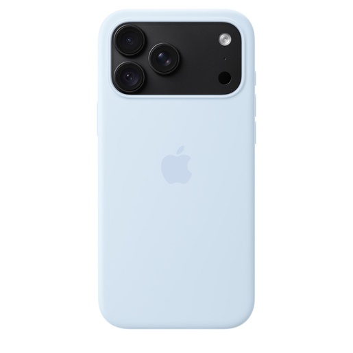 iPhone 18 Pro Max Silicone Case with MagSafe – Crisp Blue