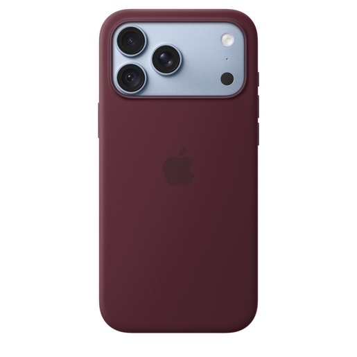 iPhone 18 Pro Max Silicone Case with MagSafe – Burgundy