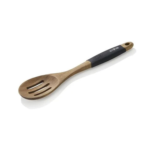 WAS kašika 30 cm, drvo akacije i silikon, prirodna / 6838308