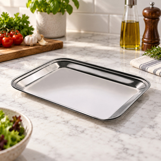 Salvinelli četvrtasti oval za posluživanje 35 cm, inox / VASRET35