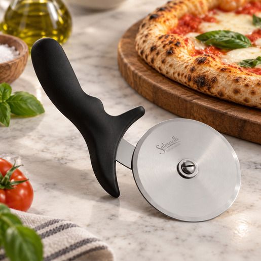 Salvinelli rezač za pizzu 10 cm, inox / ROPI10