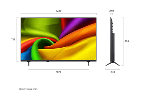 LG Neno Cell televizor 55NU850B3LA, 4K Ultra HD, Smart TV, webOS, α7 AI Processor 4K Gen9, 60Hz, HDR10 Pro, HLG, ThinQ AI, AI Magic Remote, Crni