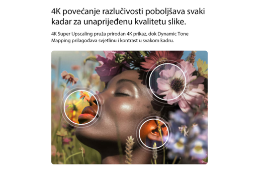 LG NanoCell televizor 50NU800B3LC, 4K Ultra HD, Smart TV, webOS 26, α7 AI Processor 4K Gen9, HDR10 / HLG, 2.0ch 20W, Crni