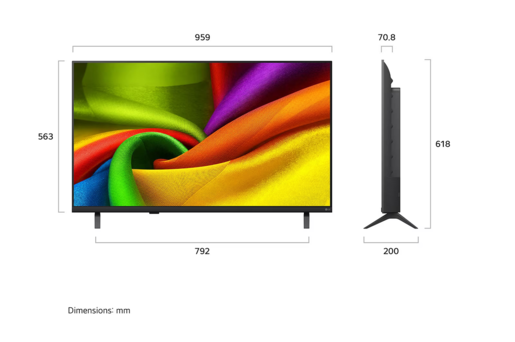 LG Neno Cell televizor 43NU850B3LA, 4K Ultra HD, Smart TV, webOS, α7 AI Processor 4K Gen9, 60Hz, HDR10 Pro, HLG, ThinQ AI, AI Magic Remote, Crni