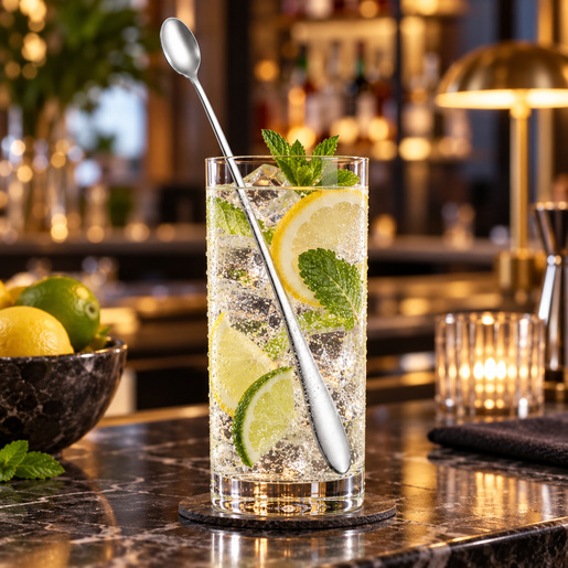 Salvinelli kašičica za long drink Princess ICE, inox 18/10 / BBPIICE