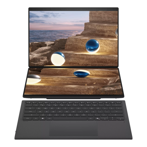 ASUS Zenbook Duo 14 UX8407AA-SN130X, Intel Core Ultra 9 386H, 14" 3K OLED Touch 144Hz, 32GB DDR5 RAM, 2TB SSD, Windows 11 Pro, laptop