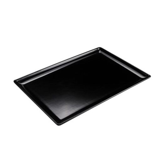 Leone pladanj za posluživanje 30 × 20 cm, crna, plastika / T8019.Z