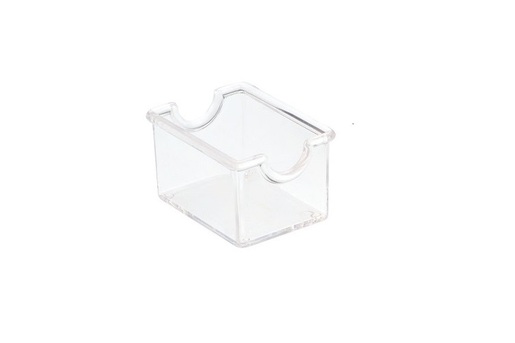 Leone držač vrećica šećera 8 × 5 × 5 cm, prozirna, polistiren, 12 kom. / T5000.2