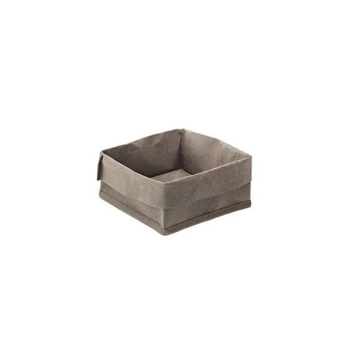 Leone košara 14 × 14 × 10 cm, maslinasta, celuloza / T0003.R