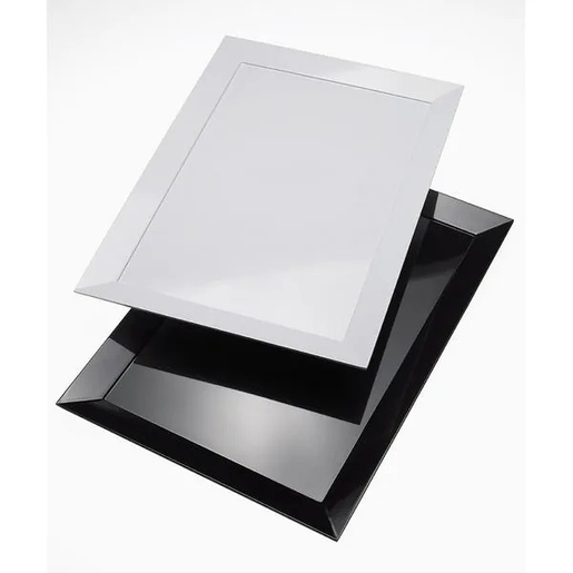 Leone pladanj za posluživanje 48 × 30 × 2,5 cm, crna, melamin / T8016.Z