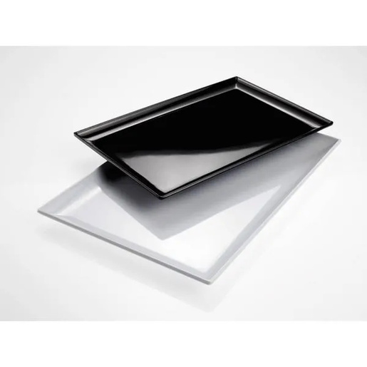 Leone pladanj za posluživanje Topazio, 35 × 24 × 2,3 cm, crna, melamin / T8020.Z