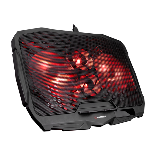 Rampage gaming postolje za laptop X-Frame AD-RX34, 4 ventilatora, crno