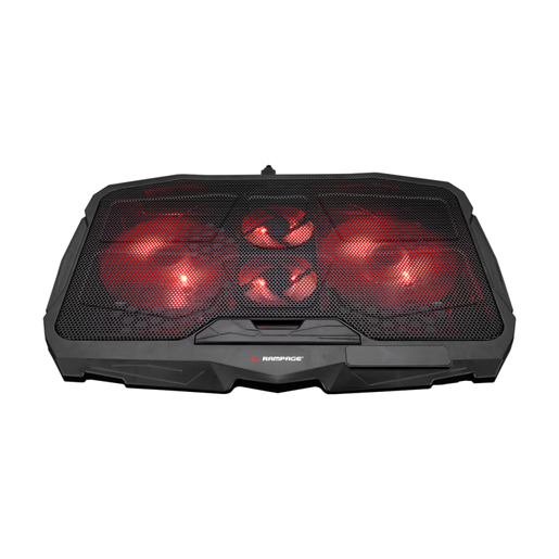 Rampage gaming postolje za laptop X-Frame AD-RX34, 4 ventilatora, crno