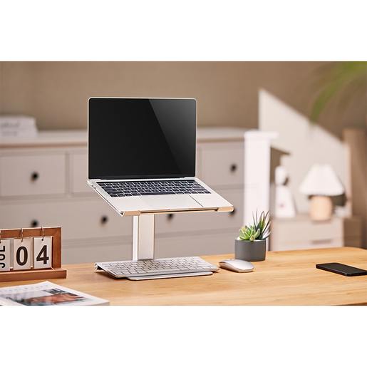 Gembird podesivo postolje za laptop NBS-D1-02, podesiva visina, srebrno