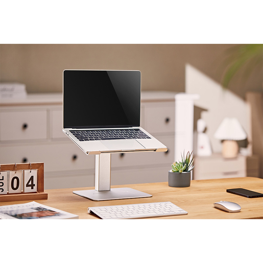 Gembird podesivo postolje za laptop NBS-D1-02, podesiva visina, srebrno