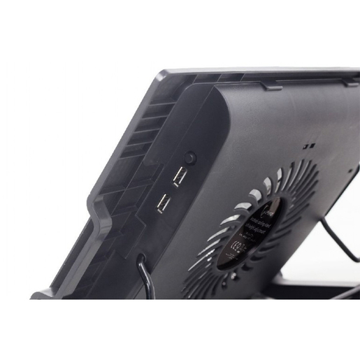 Gembird postolje za laptop NBS-1F17T-01, do 17.3", ventilator