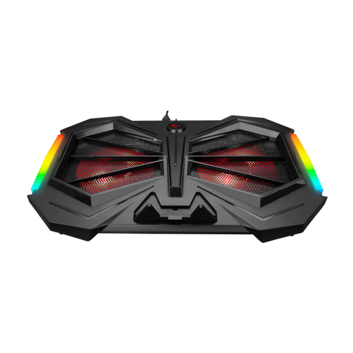 Rampage gaming postolje za laptop Spider AD-RC11, 15"-17", 2 ventilatora, RGB, crno
