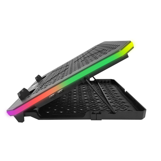 Esperanza gaming postolje za laptop Galerne EGC109, RGB, držač za mobitel