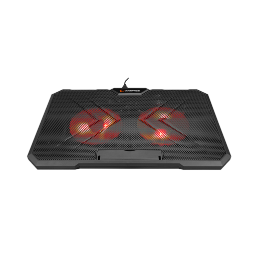 Rampage gaming postolje za laptop Gamezone AD-RC12, 15"-17", 2 ventilatora, RGB, crno