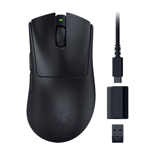 Razer gaming miš DeathAdder V3 HyperSpeed, bežični, crni