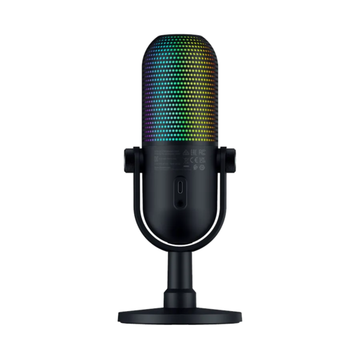 Razer gaming mikrofon Seiren V3 Chroma, USB, RGB, crni