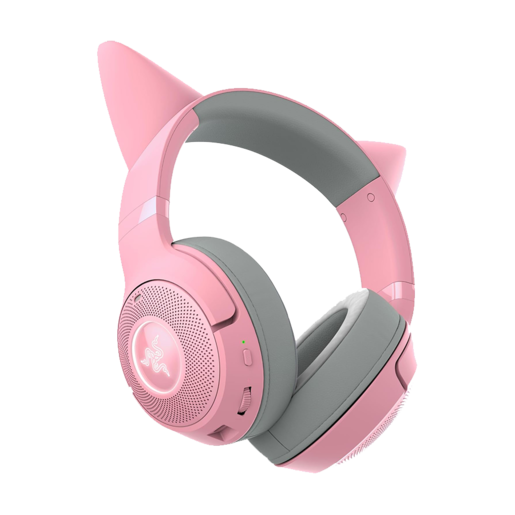 Razer gaming slušalice Kraken Kitty V2 BT, bežične, RGB, roza