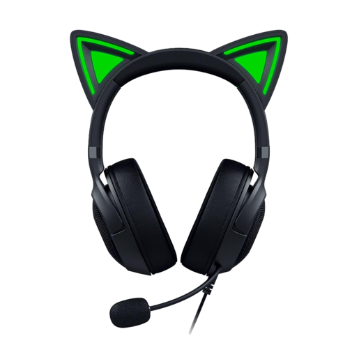 Razer gaming slušalice Kraken Kitty V2, žične, RGB, crne