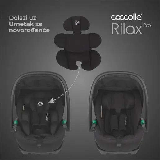 Coccolle autosjedalica i-Size 360° 40, 87 cm Rilax, Black / 325080460