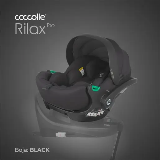 Coccolle autosjedalica i-Size 360° 40, 87 cm Rilax, Black / 325080460
