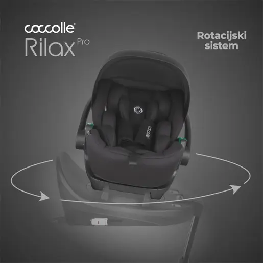 Coccolle autosjedalica i-Size 360° 40, 87 cm Rilax, Black / 325080460