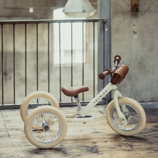 Trybike Tricikl i balans bicikl - Steel Vintage Cream