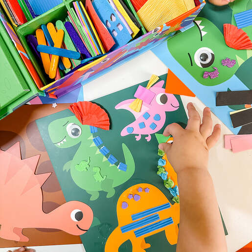 My Creative Box senzorička kutija za kolaž – Dinosauri