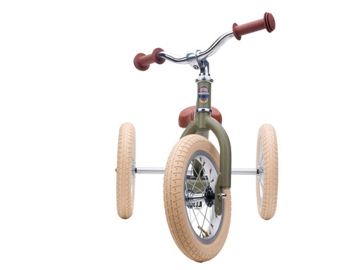 Trybike Tricikl i balans bicikl – Steel Vintage Green Matt