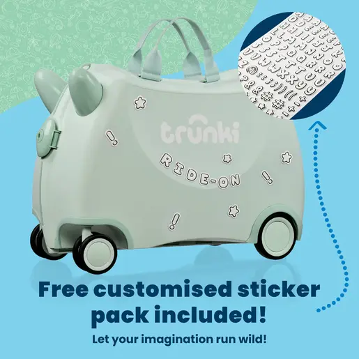 Trunki Glide dječiji kofer 3u1 – Sage Green