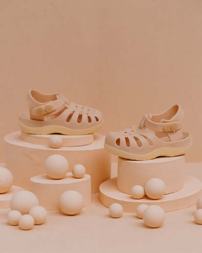 Mrs Ertha Ljetne silikonske sandale - Cloud Pink - 25