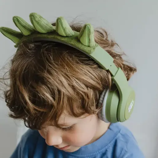 Kidywolf KIDYEARS Dječije Bluetooth slušalice s motivom – Dinosaur